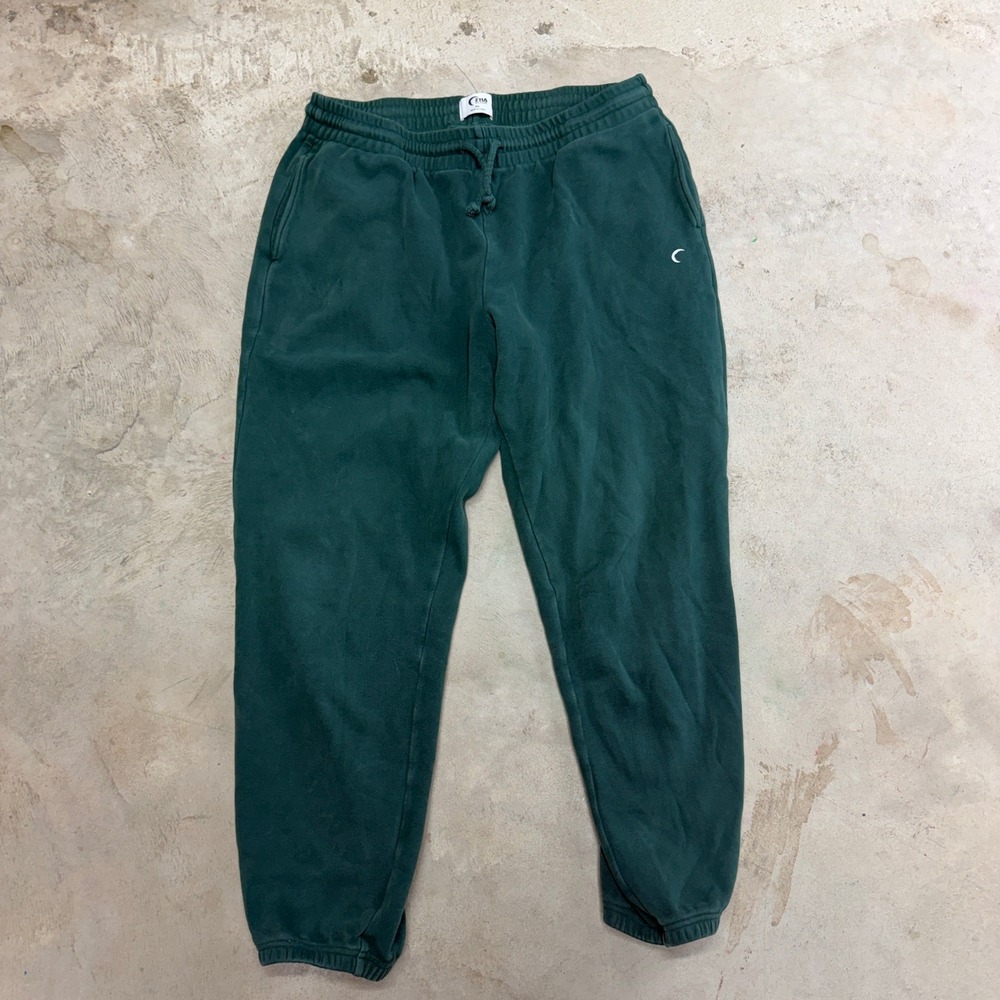 Zyia Active Teal Green Sweatpants Joggers Cotton Spandex Size 2XL‎